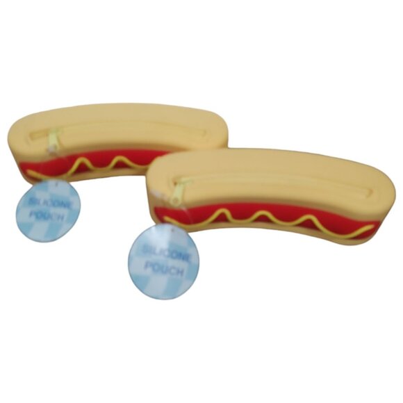 Hot Dog Silicone Pouch Bundle Kids Fun Toy - Picture 4 of 6